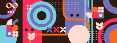 Geometrik eski model arkaplan tasarımı