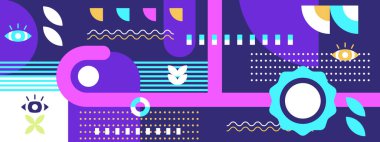 Geometrik eski model arkaplan tasarımı