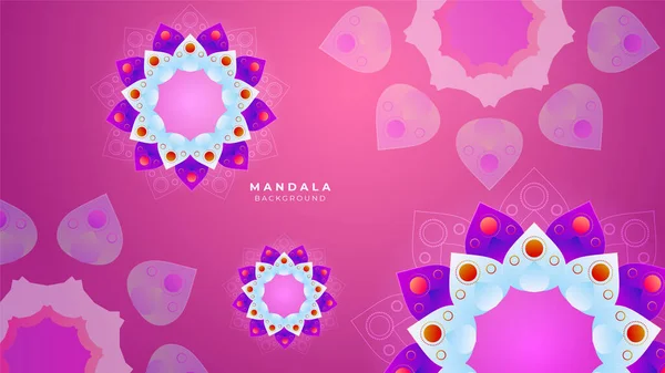 Gelukkig Diwali Lichtgroene Achtergrond Met Diwali Bloemenelementen Mandala Vectoren — Stockvector