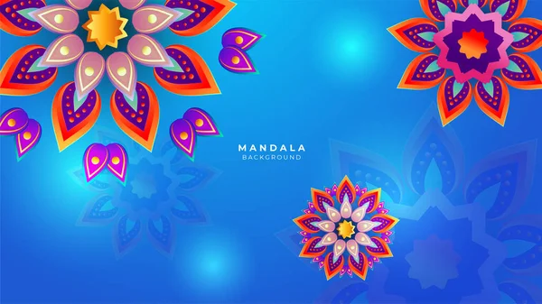Σχεδιασμός Φεστιβάλ Διακοπές Diwali Χαρτί Κόψτε Στυλ Του Ινδικού Rangoli — Διανυσματικό Αρχείο