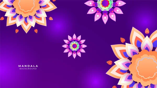 Diwali Festival Svátek Design Papírem Řez Styl Indické Rangoli Květin — Stockový vektor