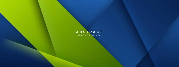 Abstract Blue Green Background Modern Trendy Fresh Color Presentation Design — Stock Vector