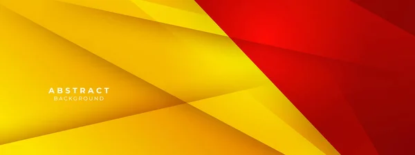 Abstrato Vermelho Amarelo Formas Geométricas Luz Prata Tecnologia Fundo Vetor —  Vetores de Stock
