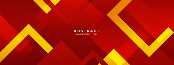 Minimal Geometric Red Yellow Geometric Shapes Light Technology Background Abstract — Stock Vector