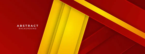 Abstrato Vermelho Amarelo Formas Geométricas Luz Geométrica Forma Linha Com —  Vetores de Stock