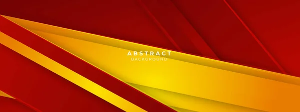 Abstract Red Yellow Geometric Shapes Light Silver Technology Background Vector — Stock Vector