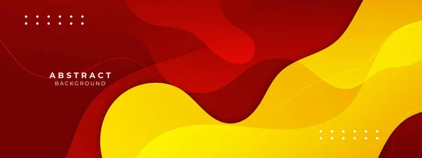 Abstract Red Yellow Geometric Shapes Background Vector Illustration Abstract Graphic — Stock Vector
