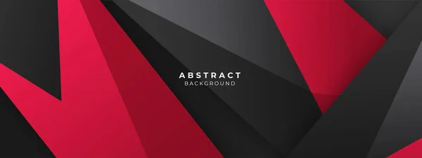 Abstract Black Red Geometric Shapes Geometric Light Line Shape Futuristic — Stock Vector