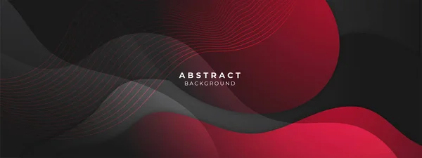 Сучасні Чорно Червоні Геометричні Форми Абстрактний Технологічний Фон Векторний Абстрактний — стоковий вектор