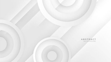 Gri beyaz soyut arka plan kağıt parlaklığı ve sunum tasarımı için katman element vektörü. İş dünyası, şirket, kurum, parti, şenlik, seminer ve görüşmeler için uygun