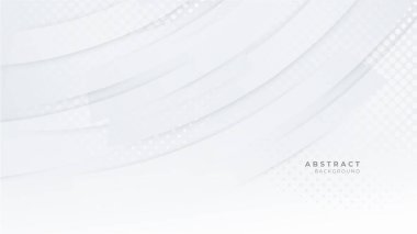 Soyut beyaz ve gri açık gri arka plan modern tasarım. Vektör illüstrasyonu
