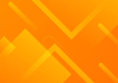 Turuncu geometrik şekiller geometrik ışık çizgisi şekli ve soyut konsept sunum arka planı