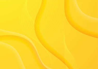 Minimum geometrik sarı geometrik şekiller ışık teknolojisi arkaplan soyut tasarımı.