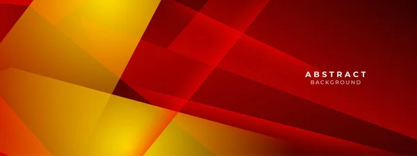 现代抽象红色和黄色元素设计背景 — 图库矢量图片