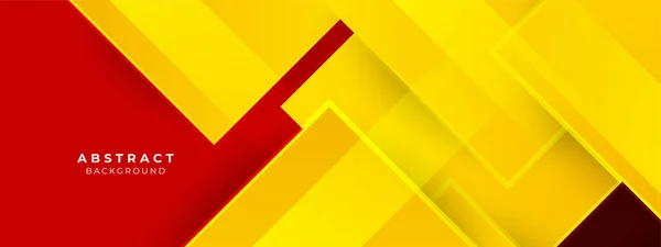Moderno Abstrato Vermelho Amarelo Elemento Design Fundo — Vetor de Stock