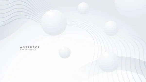 Fondo Abstracto Blanco Gris Diseño Moderno Vector Ilustración — Vector de stock