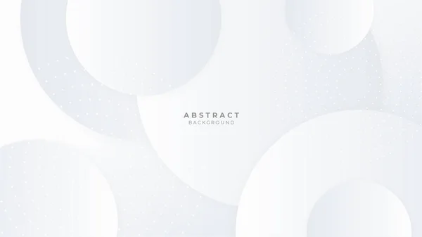 Propre Gris Blanc Courbe Backgroud Ondulé Design Minimaliste — Image vectorielle