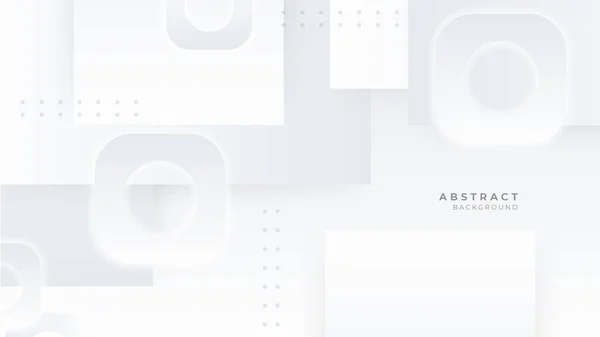 Abstrait Blanc Gris Sur Fond Argenté Clair Design Moderne Illustration — Image vectorielle