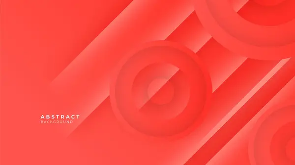 Abstrakt Form Kreativ Röd Design Bakgrund — Stock vektor