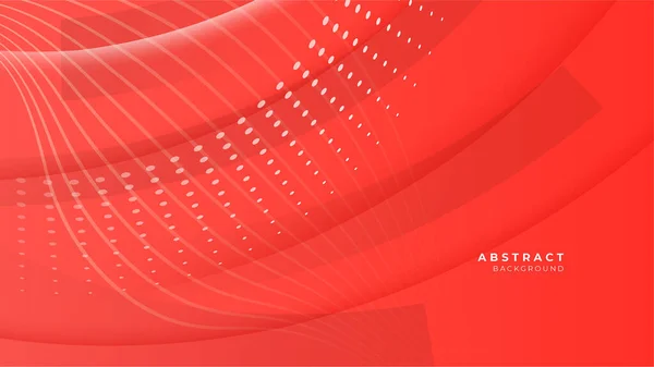 Rojo Abstracto Sobre Fondo Plateado Claro Diseño Moderno Ilustración Vectorial — Vector de stock