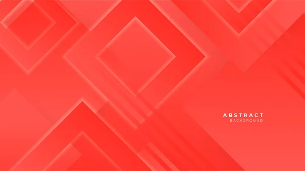 抽象的な形創造的な赤のデザインの背景 — ストックベクタ