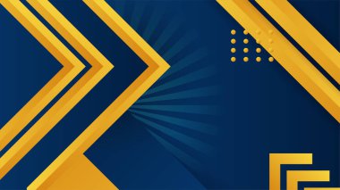 Modern mavi ve sarı bayrak yıldızı yarım ton ve podyum tasarım arka planı. Sunum tasarımı, el ilanı, sosyal medya kapağı, afiş, ulus festivali afişi için modaya uygun renge sahip soyut arkaplan