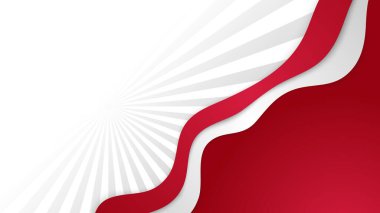 Kırmızı beyaz bayrak ve Pancasila tasarım geçmişiyle Endonezya Bağımsızlık Günü 'nüz kutlu olsun. 17 Agustus Endonezya arka plan sancak vektör illüstrasyonu. Dirgahayu Kemerdekaan the Endonezya Arkaplanı