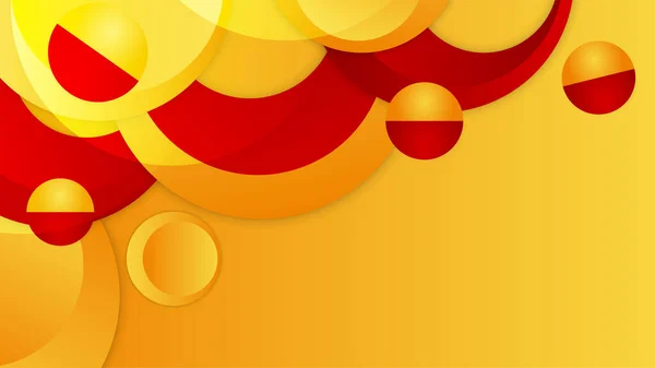 Сучасний Червоний Помаранчевий Прапор Зірка Стрічки Напівтон Подіум Дизайн Фону — стоковий вектор