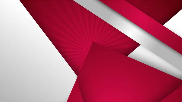 Šťastný Indonésie Den Nezávislosti Červenou Bílou Vlajkou Pancasila Design Pozadí — Stockový vektor