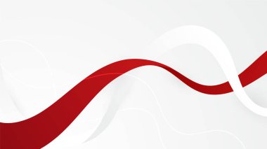 Modern geometrik soyut kırmızı ve beyaz arkaplan