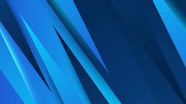Modern basit şekil mavi tasarım arkaplanı