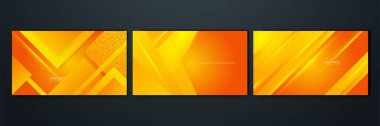 Modern turuncu ve sarı eğimli soyut arkaplan. Poster tasarımı, web üzerinde şablon, arkaplan, afiş, broşür, web sitesi, broşür, broşür, broşür, iniş sayfası, sunum, sertifika ve webinar