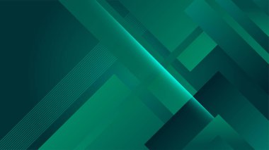 Modern koyu yeşil soyut geometrik arka plan duvar kağıdı tasarımı. Poster tasarımı, web üzerinde şablon, arkaplan, afiş, broşür, web sitesi, broşür, broşür, broşür, iniş sayfası, sunum, sertifika ve webinar