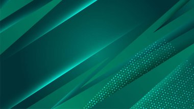 Modern koyu yeşil soyut geometrik arka plan duvar kağıdı tasarımı. Poster tasarımı, web üzerinde şablon, arkaplan, afiş, broşür, web sitesi, broşür, broşür, broşür, iniş sayfası, sunum, sertifika ve webinar