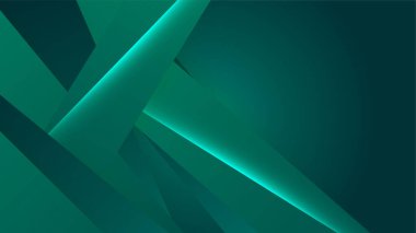 Modern koyu yeşil soyut geometrik arka plan duvar kağıdı tasarımı. Poster tasarımı, web üzerinde şablon, arkaplan, afiş, broşür, web sitesi, broşür, broşür, broşür, iniş sayfası, sunum, sertifika ve webinar