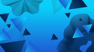 Modern mavi gradyan soyut arkaplan tasarımı. Poster tasarımı, web üzerinde şablon, arkaplan, afiş, broşür, web sitesi, broşür, broşür, broşür, iniş sayfası, sunum, sertifika ve webinar