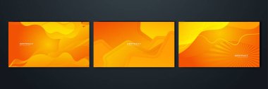 Modern turuncu ve sarı eğimli soyut arkaplan. Poster tasarımı, web üzerinde şablon, arkaplan, afiş, broşür, web sitesi, broşür, broşür, broşür, iniş sayfası, sunum, sertifika ve webinar