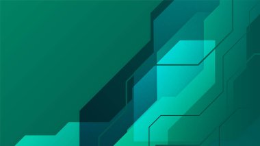 Modern koyu yeşil soyut geometrik arka plan duvar kağıdı tasarımı. Poster tasarımı, web üzerinde şablon, arkaplan, afiş, broşür, web sitesi, broşür, broşür, broşür, iniş sayfası, sunum, sertifika ve webinar