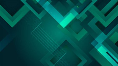 Modern koyu yeşil soyut geometrik arka plan duvar kağıdı tasarımı. Poster tasarımı, web üzerinde şablon, arkaplan, afiş, broşür, web sitesi, broşür, broşür, broşür, iniş sayfası, sunum, sertifika ve webinar