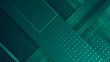 Modern koyu yeşil soyut geometrik arka plan duvar kağıdı tasarımı. Poster tasarımı, web üzerinde şablon, arkaplan, afiş, broşür, web sitesi, broşür, broşür, broşür, iniş sayfası, sunum, sertifika ve webinar