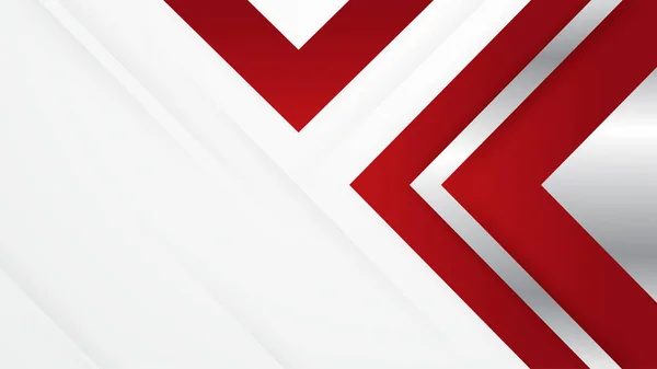 Fondo Moderno Geométrico Abstracto Rojo Blanco — Vector de stock
