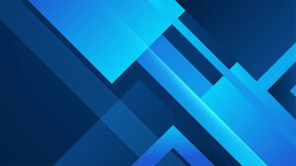 Moderní Jednoduchý Tvar Modrý Design Pozadí — Stockový vektor
