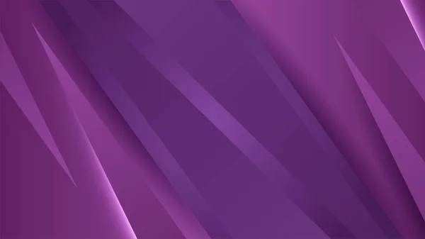 Gradiente Púrpura Moderno Líneas Dinámicas Fondo Diseño Póster Plantilla Web — Vector de stock