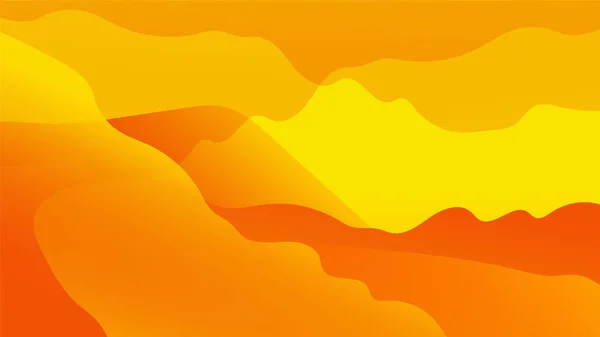 Fond Abstrait Dégradé Orange Jaune Moderne Conception Pour Affiche Modèle — Image vectorielle