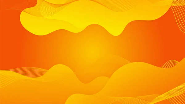 Moderne Oranje Gele Verloop Abstracte Achtergrond Ontwerp Voor Poster Template — Stockvector