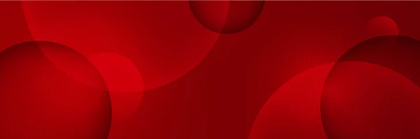 Modern Red Abstract Vector Long Banner Minimal Background Waves Arrows — Stock Vector