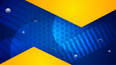 Soyut mavi ve sarı arka plan. Poster tasarımı, web üzerinde şablon, arkaplan, afiş, broşür, web sitesi, broşür, broşür, broşür, iniş sayfası, sunum, sertifika ve webinar