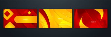 Soyut kırmızı ve sarı arkaplan. Poster tasarımı, web üzerinde şablon, arkaplan, afiş, broşür, web sitesi, broşür, broşür, broşür, iniş sayfası, sunum, sertifika ve webinar
