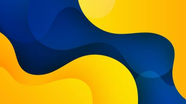 Soyut mavi ve sarı arka plan. Poster tasarımı, web üzerinde şablon, arkaplan, afiş, broşür, web sitesi, broşür, broşür, broşür, iniş sayfası, sunum, sertifika ve webinar