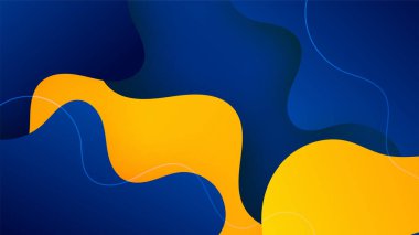 Soyut mavi ve sarı arka plan. Poster tasarımı, web üzerinde şablon, arkaplan, afiş, broşür, web sitesi, broşür, broşür, broşür, iniş sayfası, sunum, sertifika ve webinar